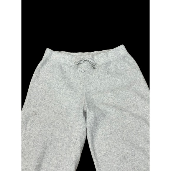 J Jill Beige Heather Wide Leg Fleece Pants Lounge Beach M - Picture 2 of 4